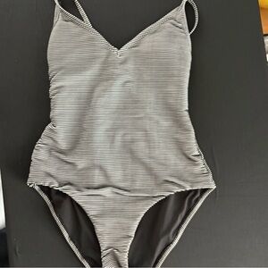 Chelsea 28 Striped Black and White Women’s  One Piece Swimsuit